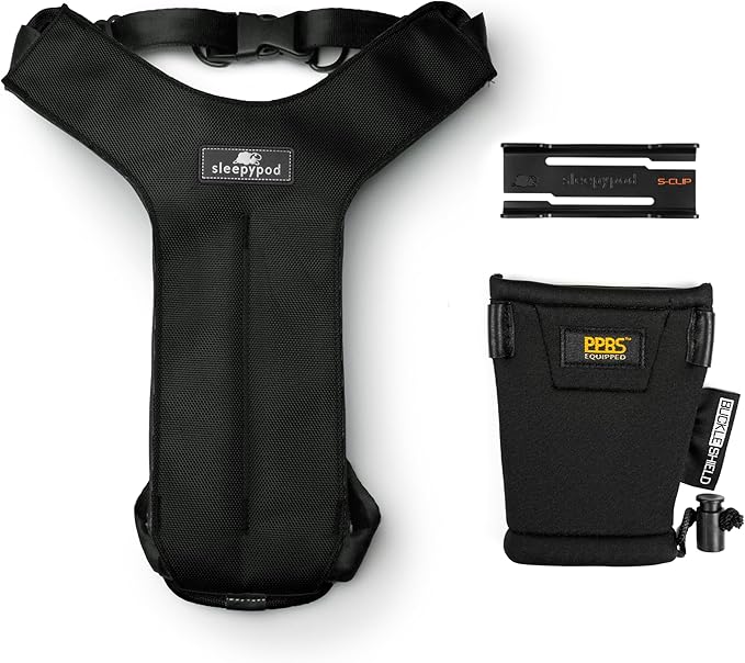 Clickit Sport Plus - Crash-Tested and Safety Certified Car Seat Belt Harness for Dogs (Large, Jet Black)