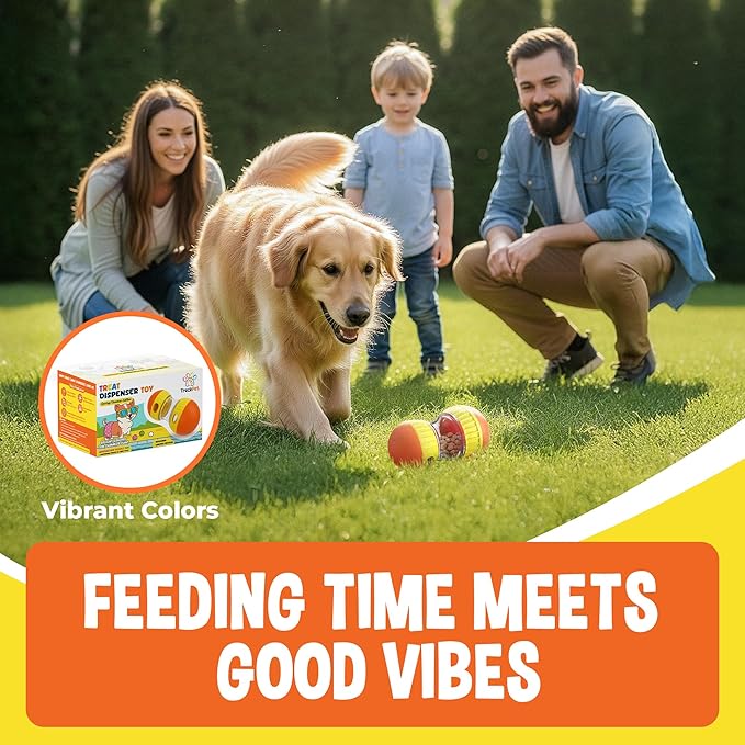 Dog Treat Dispenser Toy-Dog Puzzles for Smart Dogs-Puzzle Feeder Dog & Enrichment Toys for Dogs–Durable Treat Dispensing Dog Toys-Limited Edition Puzzle Toys for Dogs Mental Stimulation