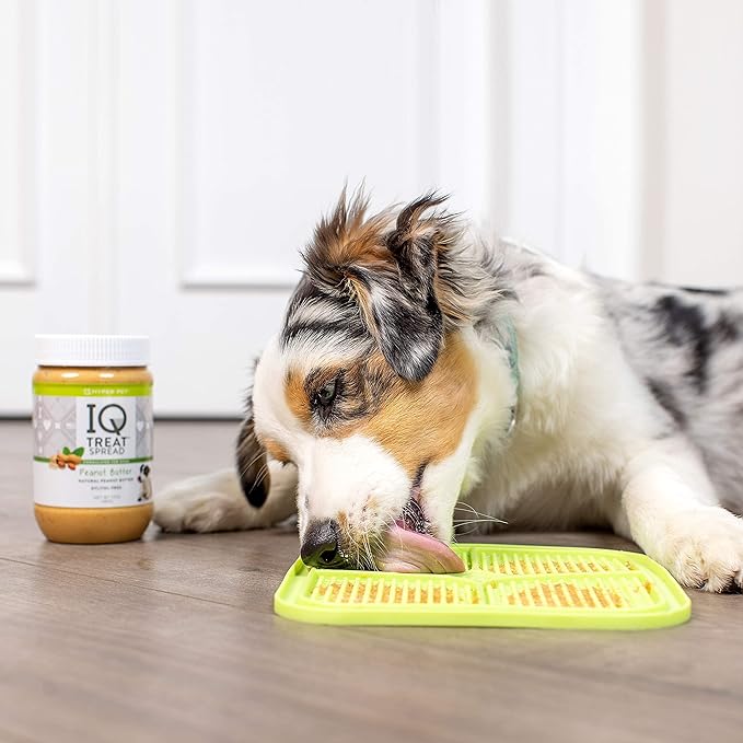 Hyper Pet IQ Treat Lick mat for Dogs, Slow Feeder & Cat Lick mats | Great Alternative to Slow Feeder Dog Bowls & Feeders | Perfect Licking mat, Cat Puzzle & Dog Enrichment Toys