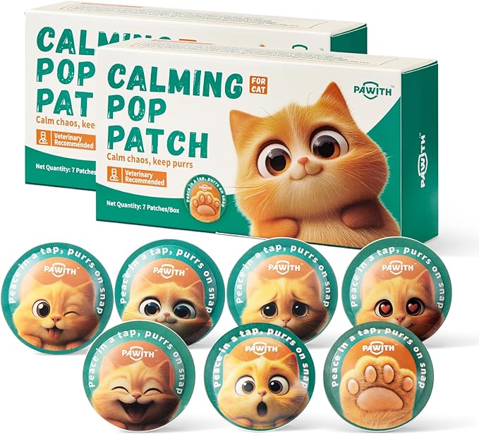 Cat Calming Diffuser – for Travel, Car & Home Use, Pheromone Diffuser for Cats & Kittens to Reduce Anxiety and Stress, No Electricity Needed, Long-Lasting Calming Support (2 Pack)