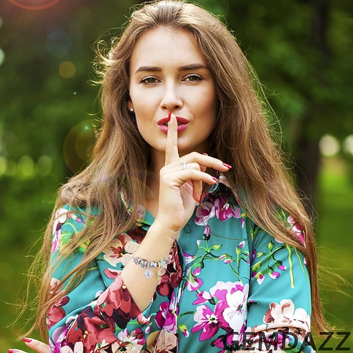 GEMDAZZ Animal Theme Charms in 925 Sterling Silver, Cute 3D Polar Bear, Frog, Cicada, Ladybug, Bee, Dragonfly Beads fit European Women Bracelet, Gift for Birthday/Christmas/Friends/Mom/Lover