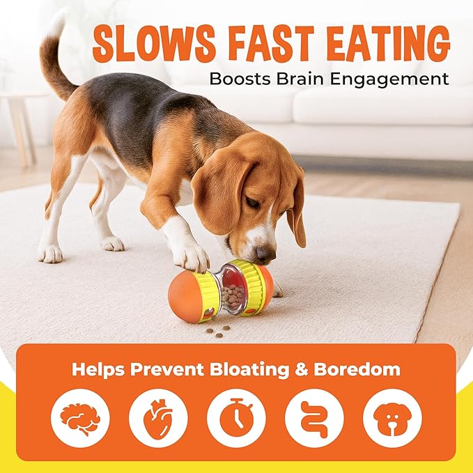 Dog Treat Dispenser Toy-Dog Puzzles for Smart Dogs-Puzzle Feeder Dog & Enrichment Toys for Dogs–Durable Treat Dispensing Dog Toys-Limited Edition Puzzle Toys for Dogs Mental Stimulation