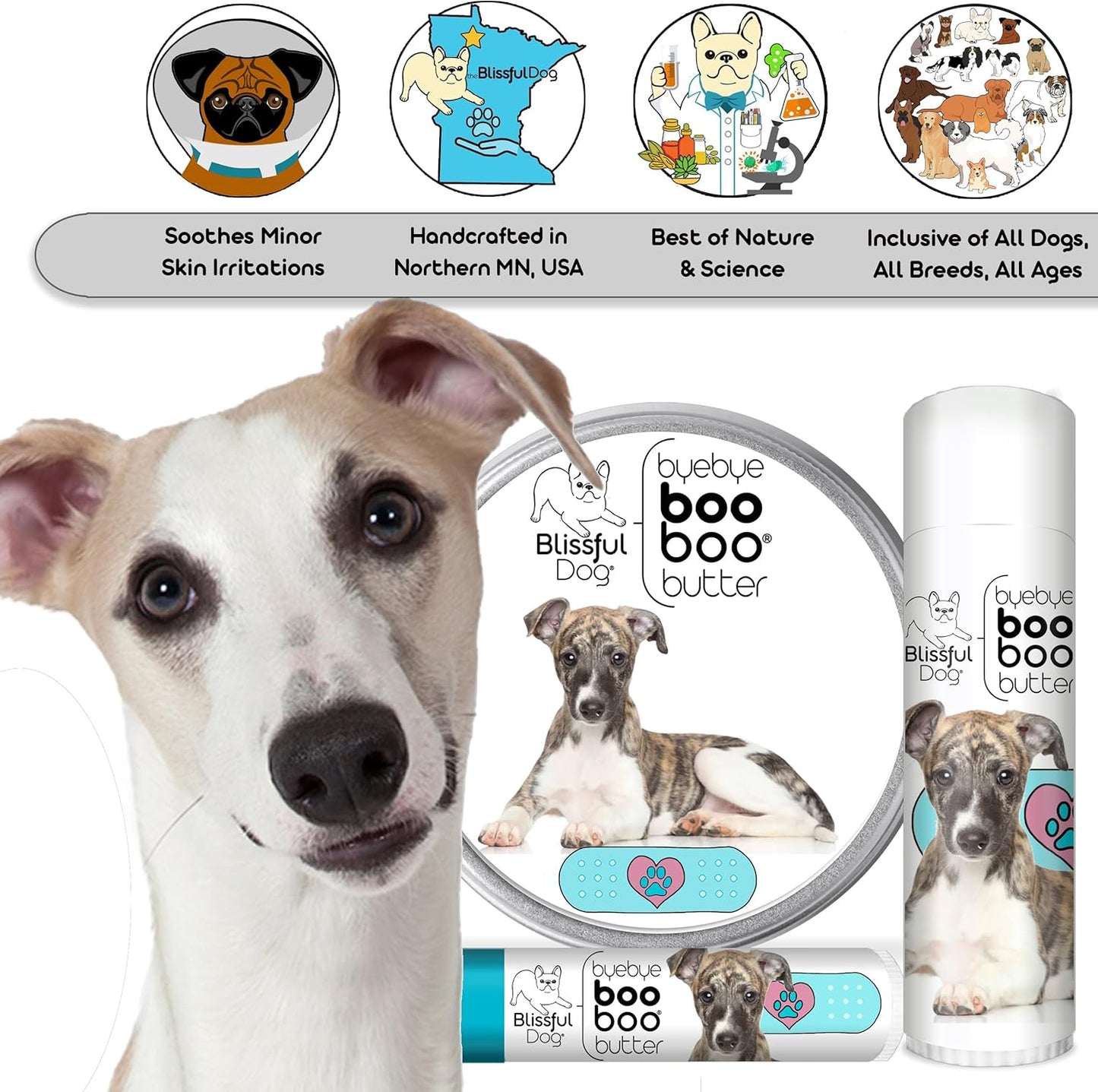 The Blissful Dog Whippet Boo Butter, 8 oz
