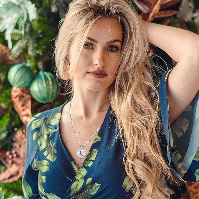 Eusense Cremation Jewelry for Ashes Urn Necklace to Put Ashes In 925 Sterling Silver Memorial Pendant Heart Urn Necklaces for Ashes Necklace for Women Men