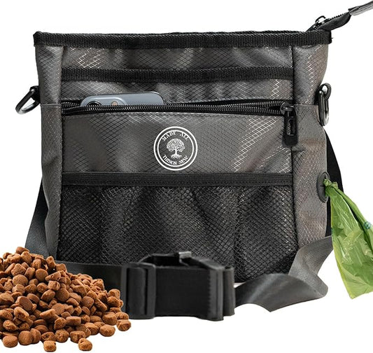 Dog Poop Holder with Dog Poop Bag Dispenser for Responsible Pet Owners - Leave no Trace!