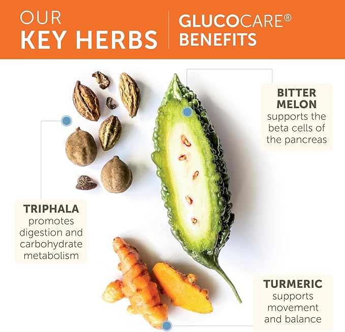 Himalaya GlucoCare – Herbal Glucose Metabolism & Pancreatic Support with Bitter Melon, Gymnema, Triphala & Turmeric – Natural Blood Sugar Support – Vegan, Non-GMO, Gluten-Free – 90 Capsules