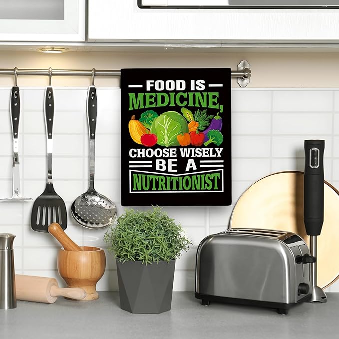 Funny Vegetable Kitchen Towels Set of 2, Soft Absorbent Decorative Dish Towels Hand Towels Cute Tea Towels Housewarming Gifts Farmhouse Bathroom Holiday Home Decor 16"x24"