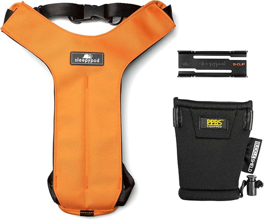 Clickit Sport Plus - Crash-Tested and Safety Certified Car Seat Belt Harness for Dogs (Extra Large, Orange Dream)