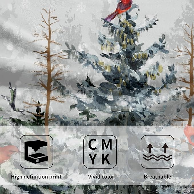 Giwawa Pine Tree Hand Towels Set of 2 Forest Deer Kitchen Bathroom Towels Soft Absorbent Fingertip Tea Bar Dish Towel for Hotel Spa Gym Decor