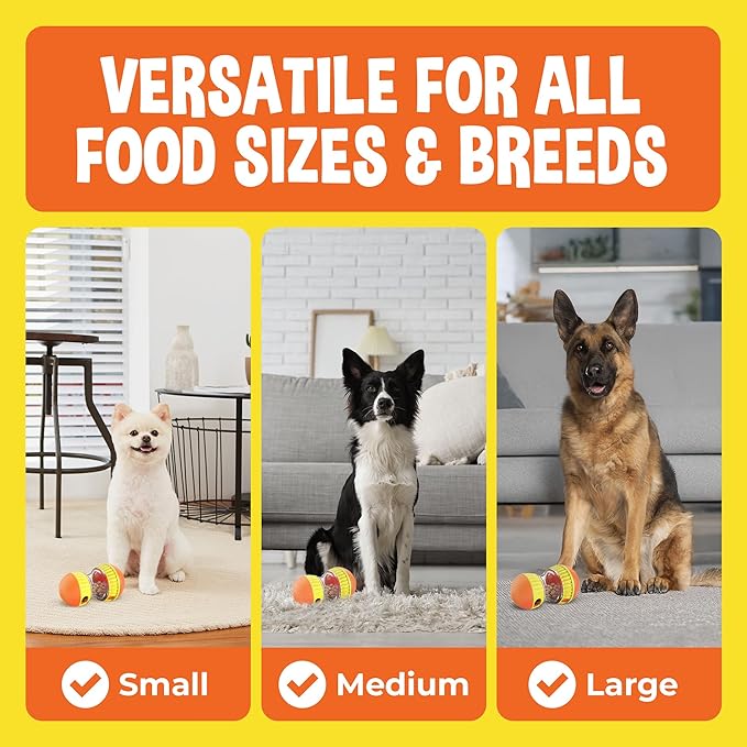 Dog Treat Dispenser Toy-Dog Puzzles for Smart Dogs-Puzzle Feeder Dog & Enrichment Toys for Dogs–Durable Treat Dispensing Dog Toys-Limited Edition Puzzle Toys for Dogs Mental Stimulation