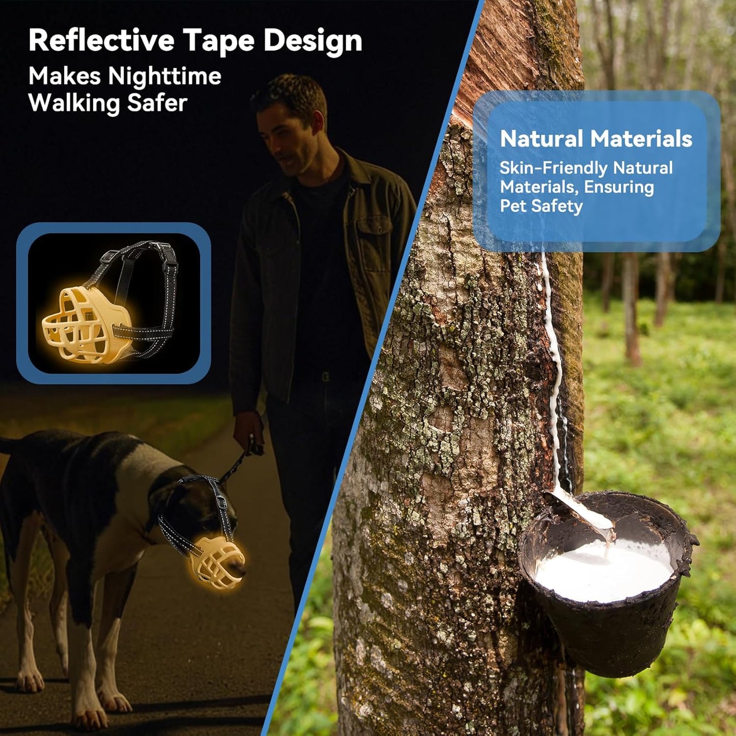 Dog Muzzle for Large Dogs, Breathable Basket Muzzles for Small, Medium and X-Large Aggressive Dog, Allows Panting Drinking, Suitable for Grooming Trimming Training (3, Luminous Orange)