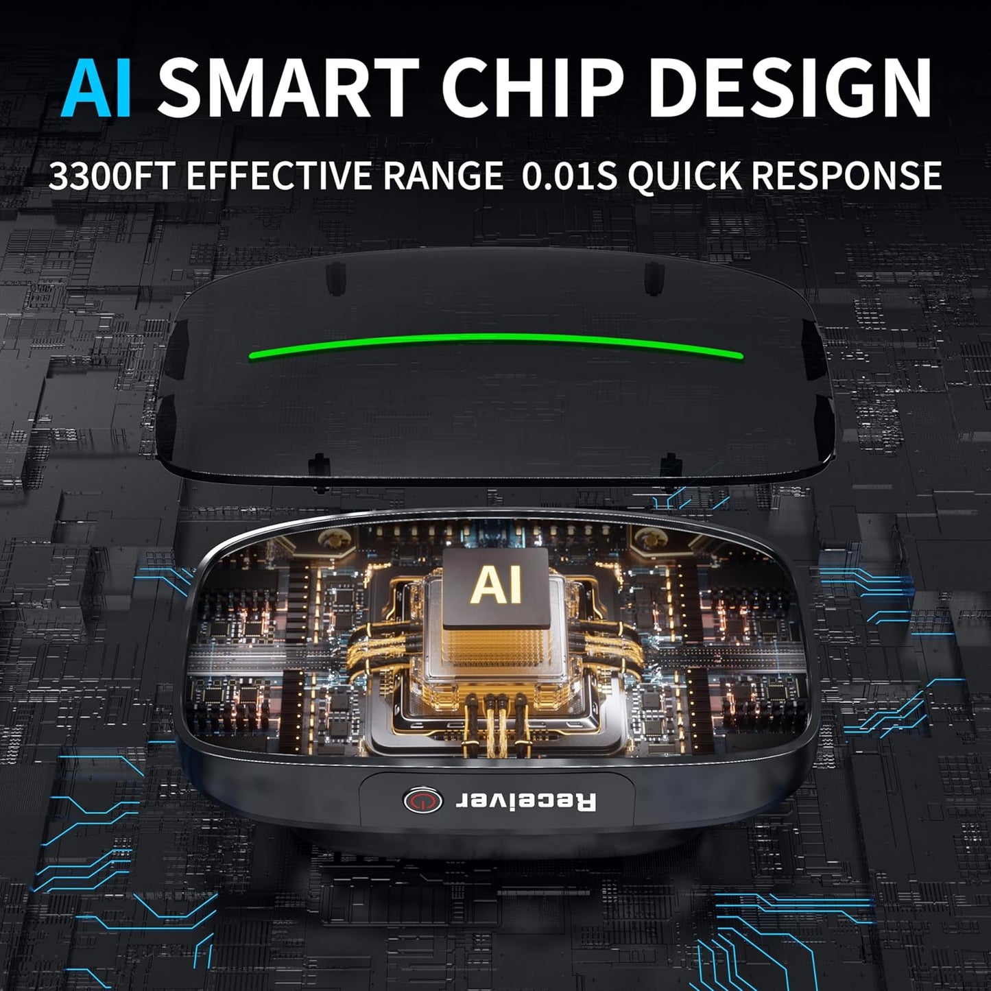 Dog Training Shock Collar 4000FT Dog Bark Collar with Remote IP67 Waterproof 4 Training Modes Beep Vibration Shock Light Mode Magnetic Charger Electric Dogs Collar 8-25 inches Double Shock Sea Blue