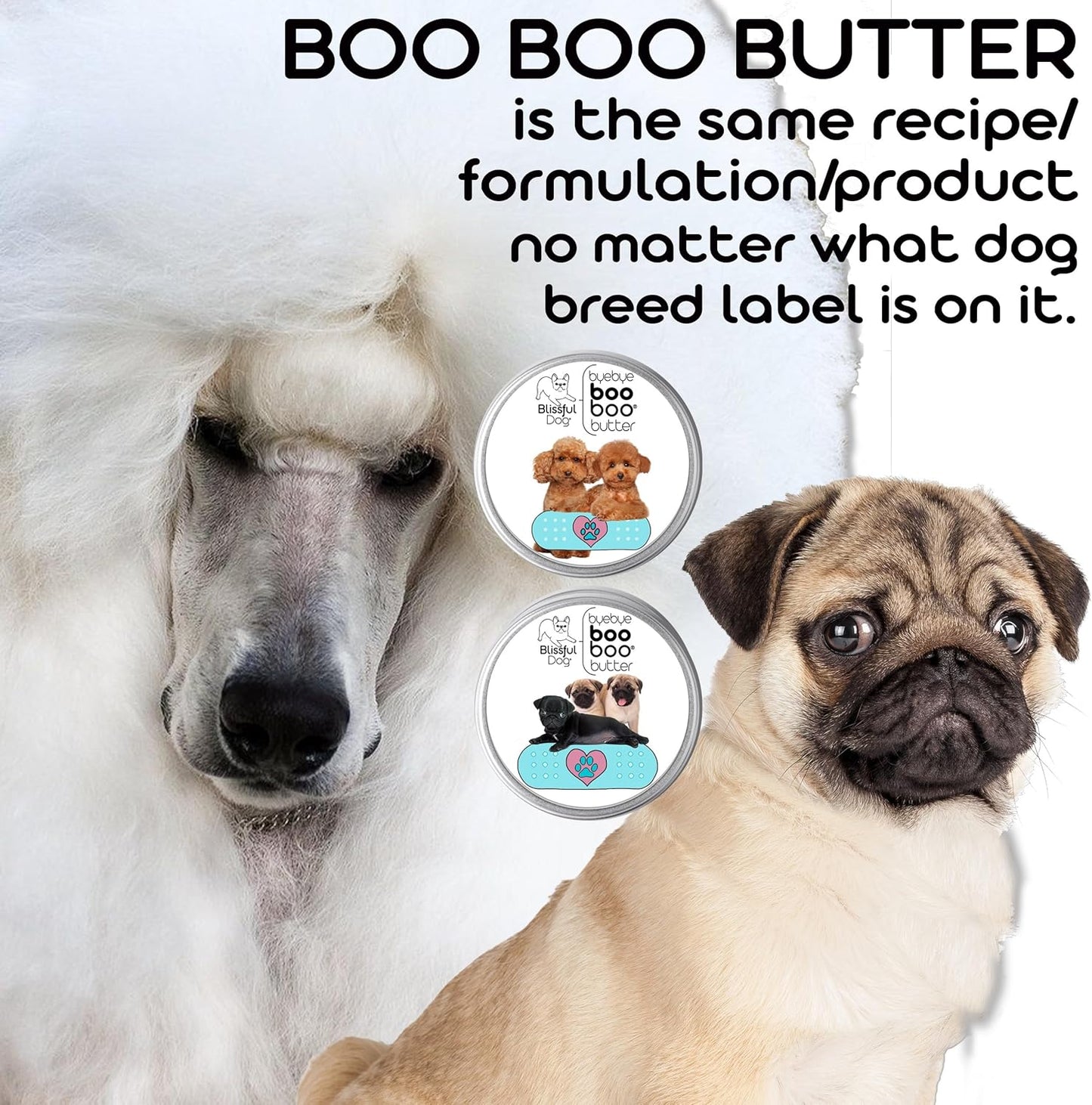 The Blissful Dog 2 oz TIN Maltese Booboo Butter
