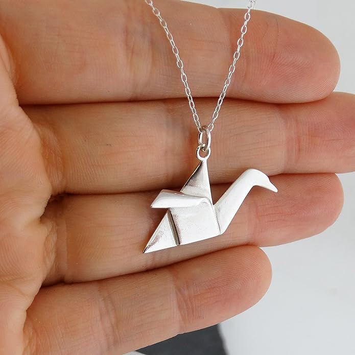 FashionJunkie4Life Dainty Origami Animal Pendant Necklaces