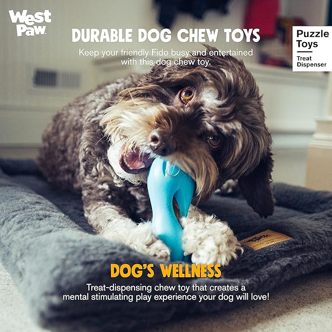 WEST PAW Design, Toy Dog Qwizl Aqua Small