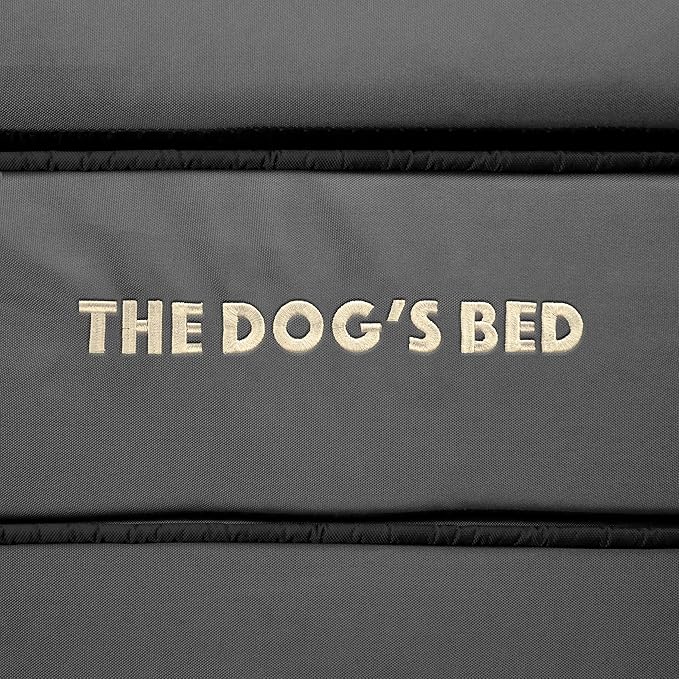 The Dog’s Bed Orthopedic Memory Foam Dog Bed Mattress, Oxford Fabric, Grey with Black Trim, Medium, 3-Inch