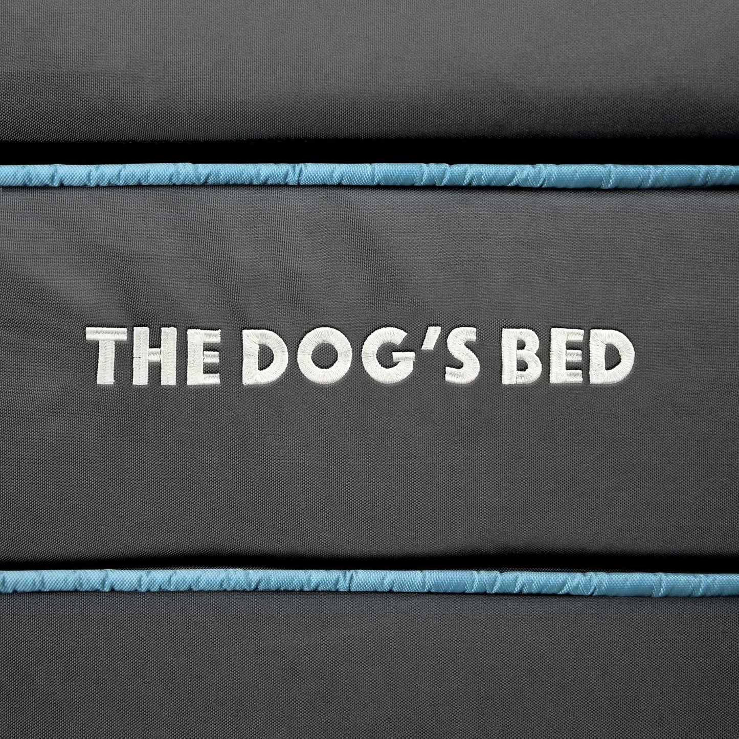 The Dog’s Bed Orthopedic Headrest Dog Bed XXXL Grey/Blue 64x44, Memory Foam, Pain Relief for Arthritis, Hip & Elbow Dysplasia, Post Surgery, Lameness, Veterinary Approved, Waterproof Washable Cover